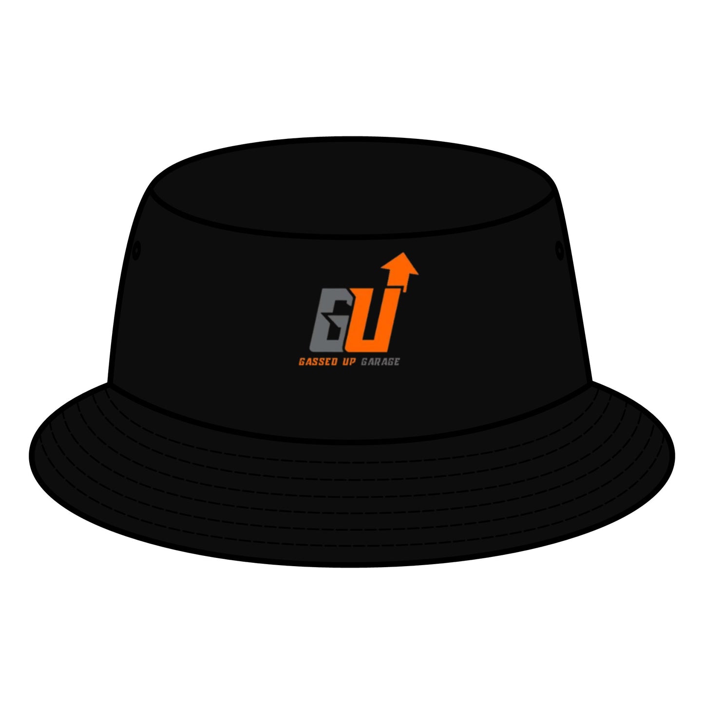 Gassed Up Garage Bucket Hat - Black